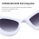 Γυαλιά ηλίου Cat Eye Γυναικεία Vintage Ριγέ UV400 4