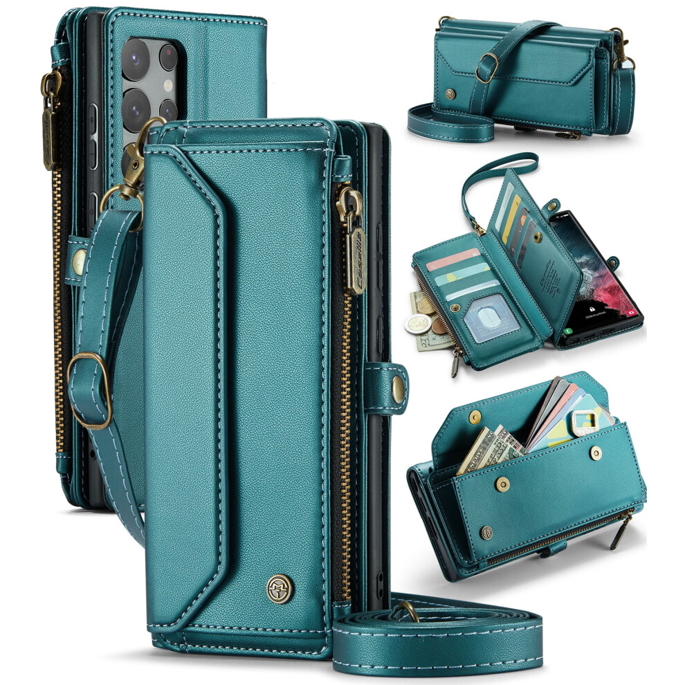 Caseme Leather Wallet Case For Samsung Galaxy S22 Ultra 975221439680