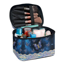 Butterfly Pattern Travel Cosmetic Organizer Effortless Organization Travel Makeup Bag Sister