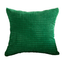 Corduroy Pillow Cover 18x18 Inch Green Boho Modern