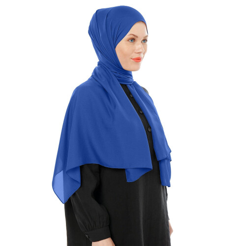 Ramadan hijab sjaal van chiffon voor dames, lang model 1
