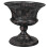 Vaso de ferro vintage 16,0 x 16,0 x 5,9 polegadas 5