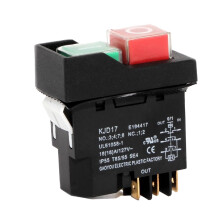 Table Saw Push Button Switch 6-Pin 18A 127V