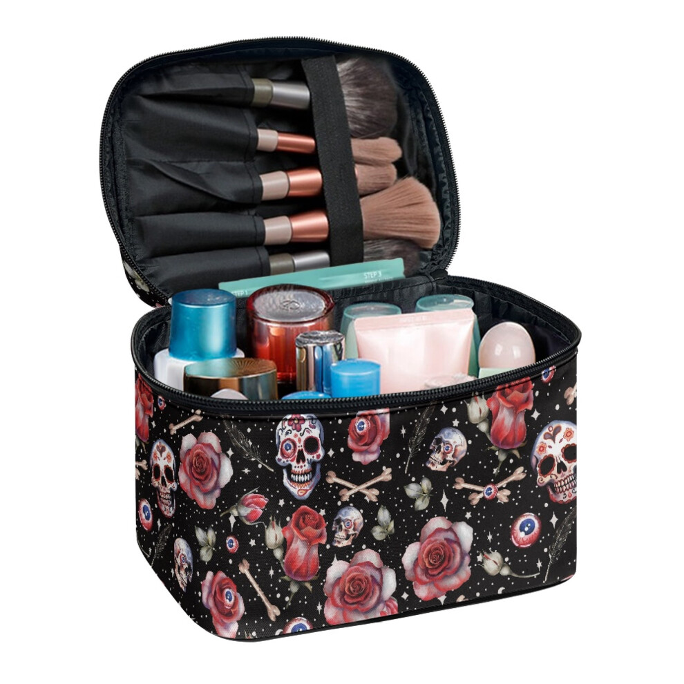 Cosmetic Organizer Bag Space-Efficient Travel Toiletry Bag