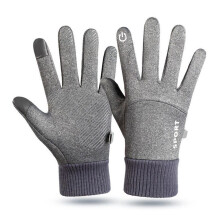 Running Gloves for Men Winter Warm Full-Finger Touchscreen