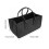 Sac à bûches pliable en feutre noir (1 pièce) 4