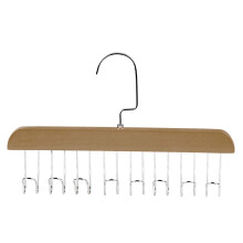 Anti-Slip Door Towel Rack with 8 Hooks, 360 Swivel Belt Hanger for Closet – Compatible with Bra, Scarf, Tie, Tank Top