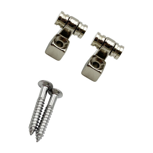 Roller String Retainers for Electric Guitars, String Trees Replacement Part with Mounting Screws, Guides Included