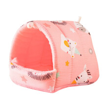 Hamster Warm Nest Cozy Winter Sleeping House for Small Pets