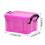 Mini caixa de armazenamento transparente cor doce 0,14L 3