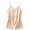 Camicia da notte da donna in raso senza maniche con scollo a V. 2