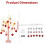 Heart-Shaped Birch Tree Lamp LED Night Light 7