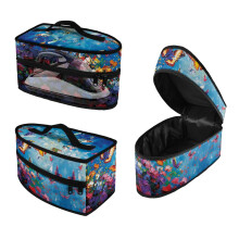 Butterfly Travel Irons Carrying Organizer 11.8x6.69x5.5 Inches with Handle and Zipper for Handheld Garment Steamer(Case Only)