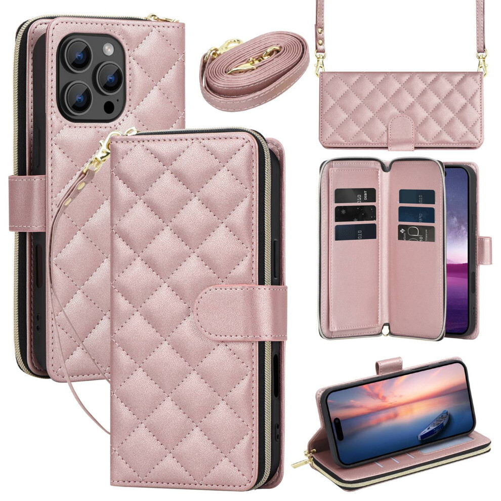 Leather Wallet Case With Card Holder For Iphone 15 Pro Max 9165521239146
