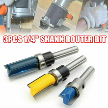 Durable Shank Cutting Router Bit Trim Woodwork Accessories Cutter Flush