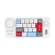 Color Illuminated 19 Small Gaming Keyboard Customizable Joystick Double Macroed Wheel Hot Swappable Switches
