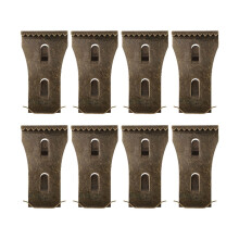 Brick Clips and Hooks Set No-Drill 16 pcs 2.64 x 1.46 in