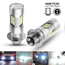 H6M LED Headlight Bulb 21SMD White Hi-Lo Beam P15D