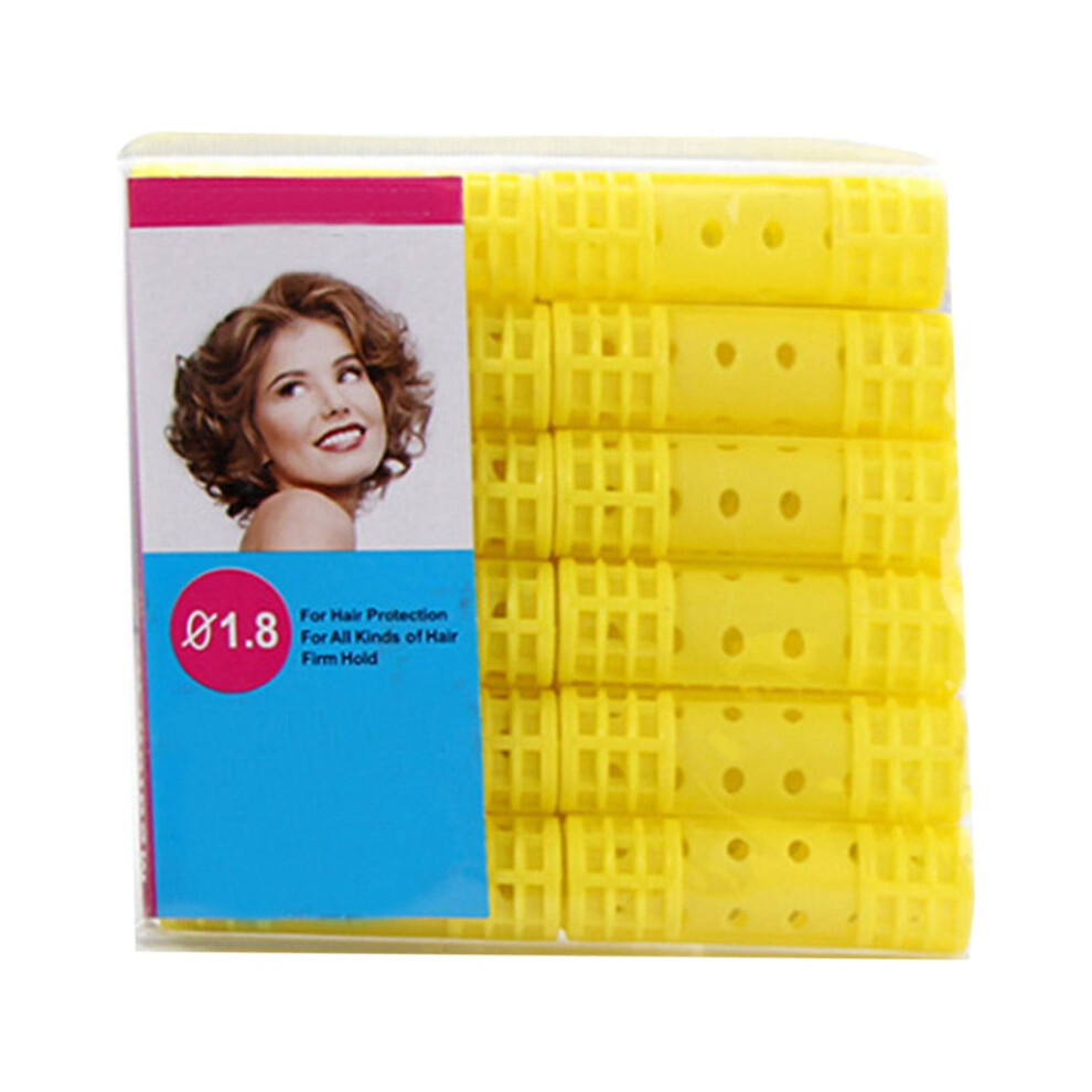 Hair Curlers Snap Rollers Self-Grip No Heat Set with