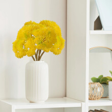 Realistic Artificial Berry Vine, Lifelike Mini Faux Greenery Decor, 3.948.27in, Yellow – Compatible with Home, Garden, Party, Bedroom & Wedding
