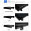 4pcs PS4 Slim Stand Cooling Station – Horizontal/Vertical Bracket with Cooling Legs, Compatible with PS4 6