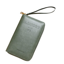 Multi-Functional Passport Travel Wallet - Unisex Card ID Holder Cover Case, Waterproof Wallet for Women Men Travel Holiday ( Navy )
