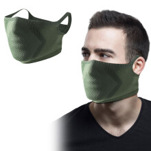 Army Green Ice Silk Face Mask Breathable Windproof 1 Piece