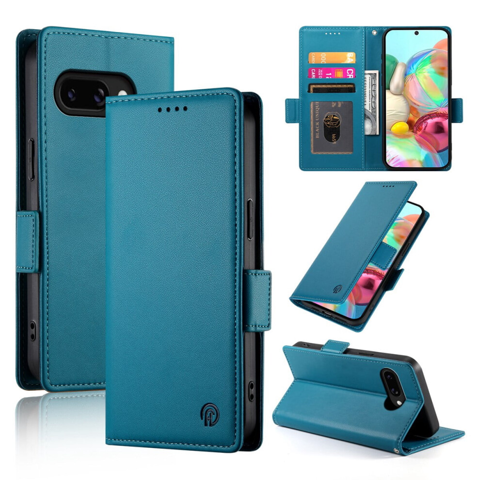 Google Pixel 9 Pro Xl Leather Wallet Case With Card Holder 902370233760