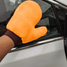 Car Washing Foam Gloves for Paint-Safe Waxing and Cleaning