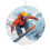 Ceramic Snowboarding Ornament 3 inch 2-sided with Gold 1