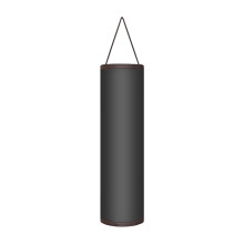 Fabric Hanging Garbage Bag Dispenser – Cylindrical Organizer for Kitchen & Bathroom, Compatible with Standard Plastic Bags