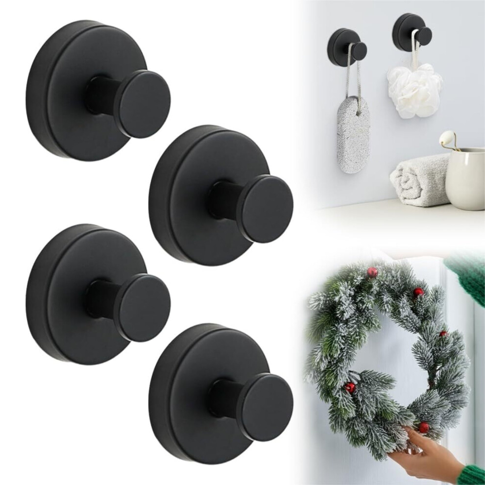 Suction Cup Hooks For Shower Towels And Wreaths On Glass 908436837477