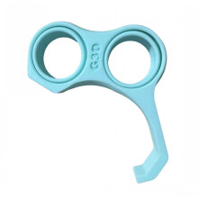 Multifunctional Ergonomic Phone Grip and Stress Relief Toy Integrated Stand(Cyan)
