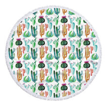 AuroraX Round Boho Beach Blanket 60x60 Inch