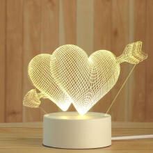 3D LED Animal-Shaped Night Light with USB Power, Warm Glow, Decorative Figurine, for Bedroom, Living Room, Shelf, Desk, Gift, Home Decor Accent