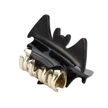 Halloween Bat Hair Clip Black 1.97 Inch