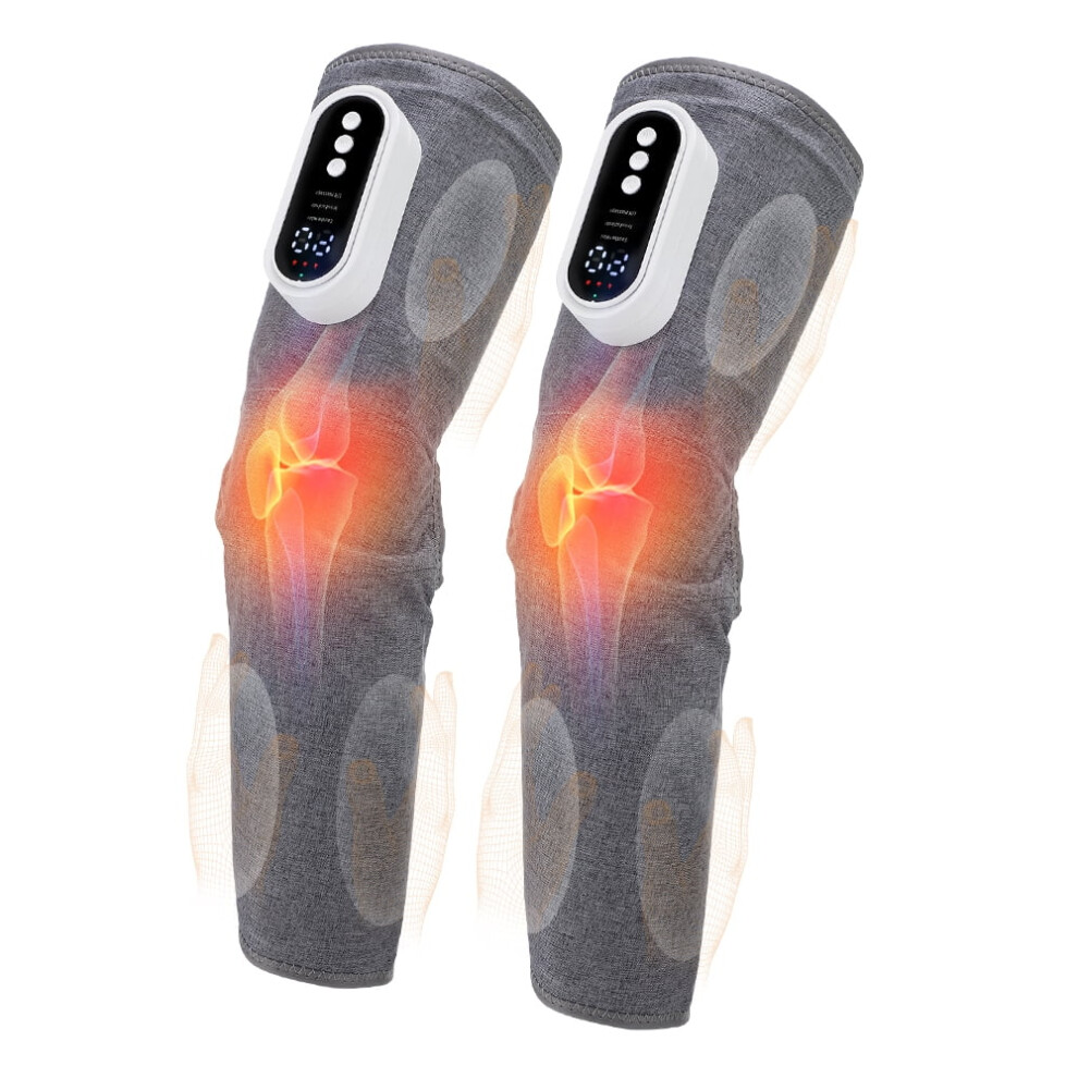 Air Compression Leg Massager Rechargeable 3 Modes Heat