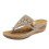 Willtoo Women's Orthopedic Sandals Wide Width Wedge Flip 3