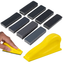 Micro Sander Kit 3.5"x1" Wet/Dry Sandpaper 80-800 Grit 80