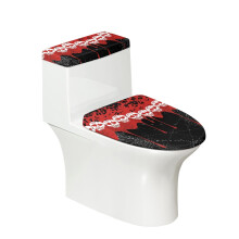 Spider web Toilet Cover Set Elastic Edge Toilet Protector Cover & 2-Piece for Bathroom Home Comfort Dust-Proof Fits All Toilet Shapes