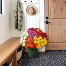 Artificial Bouquet 5 Color Mixed Flowers For Home Decor Realistic Arrangement