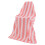 Coral Bath Towel Set Stripe Pattern 27.555 Inch 1