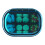 Transparent 6-compartment pill dispenser BPA-free 1