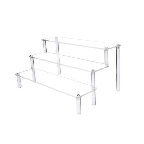 Clear Acrylic Display Risers 3-Tier 1