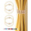 Magnetic Curtain Tiebacks Wooden Bead Design 4 Pack 1