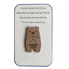 Wooden Animal Pocket Hug Gift for Mother's Day 2026