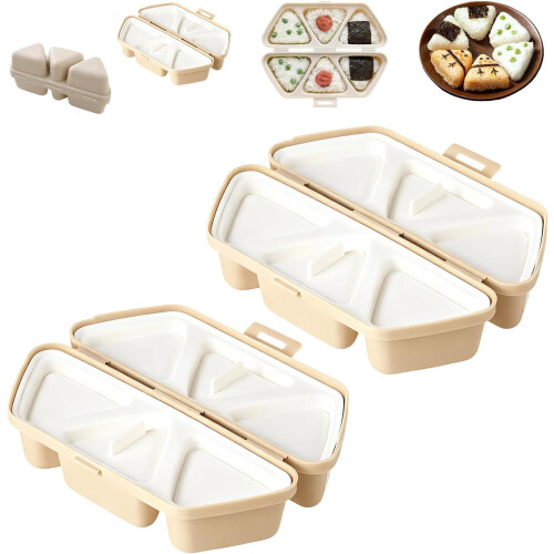 Onigiri Mold Triangle 6-in-1 Rice Ball Maker