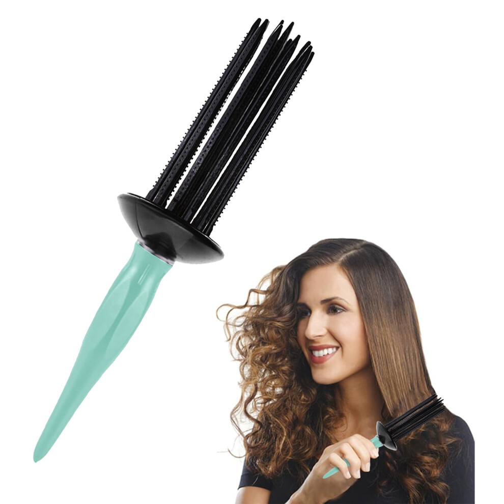 Heatless Curling Roll Comb Wand for Natural Curls