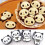 Set di 1 taglia biscotti a forma di panda in plastica 2