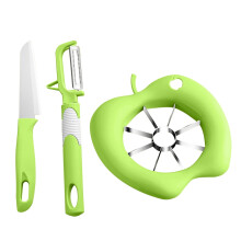 Stainless Steel Fruit and Vegetable Peeler Slicer Corer Set